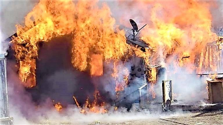 Fire destroys vacant house Flames rage through a vacant home on Dan Jennings Road The morning of Dec. 19.
