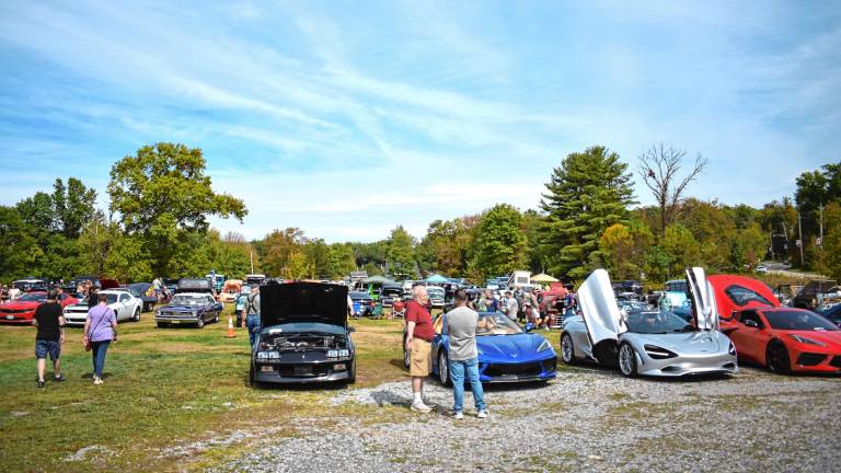 Car show attracts 400 Modern exotic cars on display.