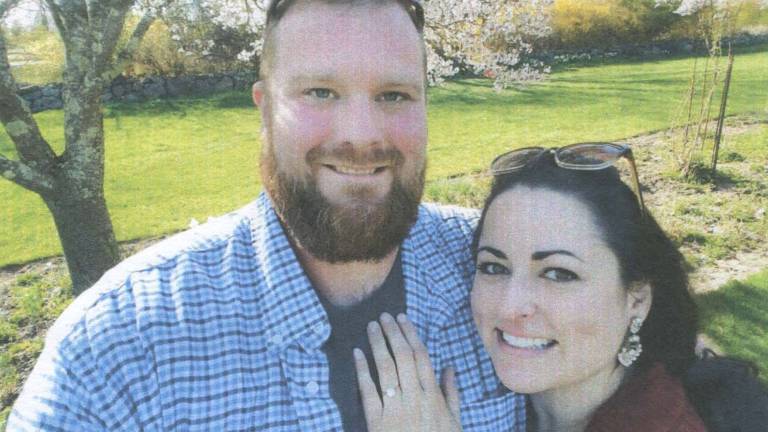 William Veres and Stephanie Farruggio are engaged William Veres and Stephanie Farruggio are engaged