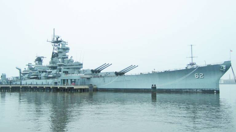 Battleship New Jersey wows the scouts Battleship New Jersey wows the scouts