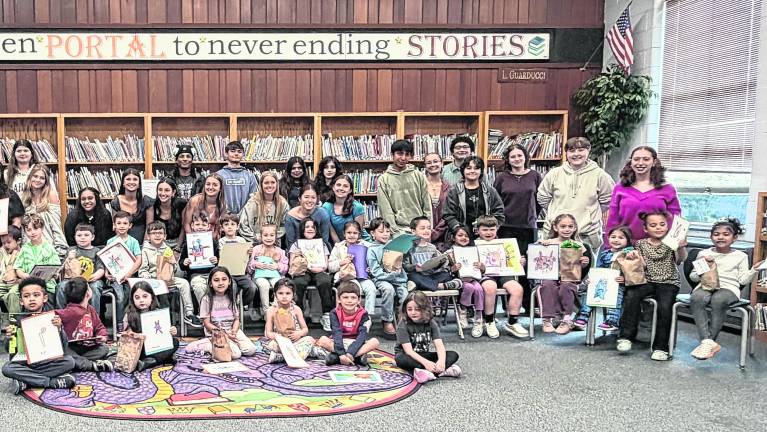 Students collaborate on ‘Monster Buddies’ art project