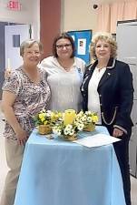 West Milford Women’s Club welcomes its newest member, Barbara Tirado. Pictured from right, Carol Henkel, club vice president; Barbara Tirado; and Tina Ree, club president. Photo provided by Pat Spirko.