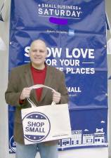 Andy Abdul, the Shop Local chairman for the West Milford Chamber of Commerce, reminds shoppers that Small Business Saturday is scheduled for Nov. 28.