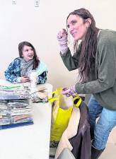 Ilana Mason and Wren Mason, 9, of Ringwood are shown.