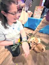 Dana Lynch is shown with Woody