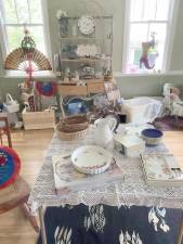 Volunteers at the West Milford Presbyterian Church will open “Aunt Jenny’s Attic,” a thrift shop in the church’s Parish House, on Wednesday, Sept. 15. Photo provided by Sandy Muzzillo