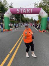 DJ Neill was honored at the 20th Girls on the Run New Jersey North 5K on Saturday, May 13 in Sparta. (Photo by Deirdre Mastandrea)