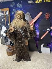 UGL1 The staff of Upper Greenwood Lake Elementary School celebrates May 4 by dressing as characters from the ‘Star Wars’ movies. (Photos provided)