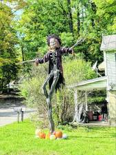 Halloween decorations are starting to be seen in West Milford.