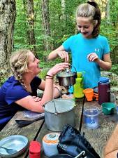 Girl Scout Troop earns trailblazing and primitive camper badges