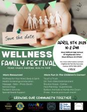 Wellness Family Festival today at high school