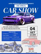 Car shows set for Saturday