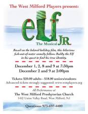 ‘Elf the Musical Jr.’ onstage today