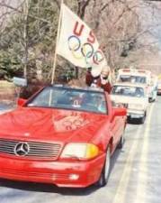 Donna Weinbrecht was greeted with a parade when she came home from the Olympics.