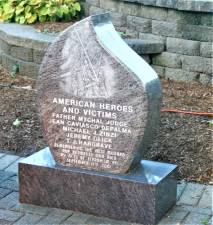[The names of those township residents killed on Sept. 11, 2001. Charles Kim photo]