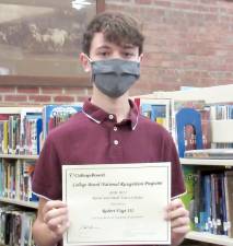 S.S. Seward Institute senior Bradley Vogt is a National Merit Scholarship semifinalist. Photo provided by Florida School District.
