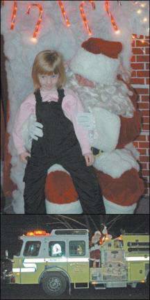 Santa arrives in West Milford