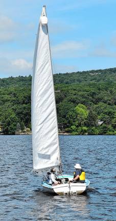 Rebel sailboats have two-person crews.
