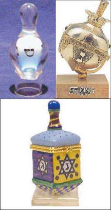 Hanukkah dreidels range from plastic spinning tops to collectible works of art