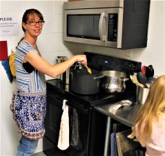 Kids Cooking class instructor Marjory Yacco.