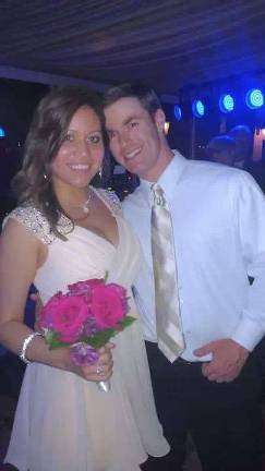 Nancy Fried and Ethan Walker of Hamburg, N.J. Second Place — "I asked for a flower. He gave me a bouquet."
