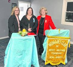 From left are Dianna Varga, Woman’s Club president; Cheryl Palmieri, new member; and Tina Ree, membership chairwoman. (Photo provided)