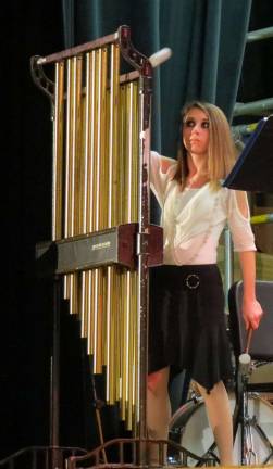 Gillian Durante performed a solo on bells.