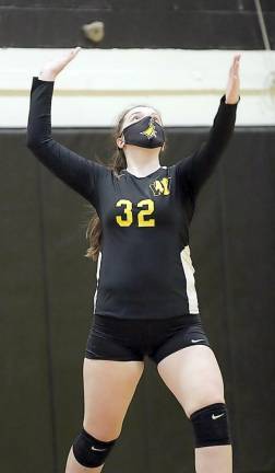 Rory McCormick is one of the captains of the West Milford High School girls volleyball team.