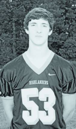 Tyler Horner was named all-county second team offensive line.