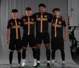 From left, Nick Bognar, Danny Bauer, Julian Pierre and Noah Christian.