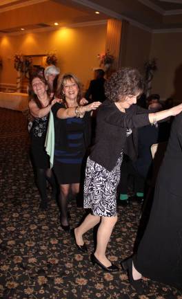 About 170 parishioners and guests attended the gala at Casa Bianca. They're definitely not doing the Virginia Reel or dancing to a fiddler playing &quot;Turkey in the Straw&quot;, but they surely are having fun.