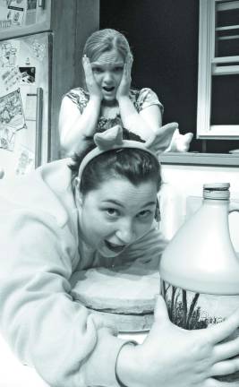 Photo credit Carl Wallnau 'If You Give a Pig a Pancake' with Amanda Roy (Mahwah) and Megan McGill (Pompton Lakes).
