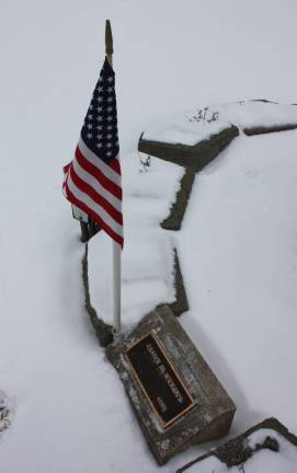 This plaque in West Milford's Veterans Memorial Park honors Staff Sgt. Jason Butkus, killed in action in Iraq, Aug. 30, 2007.