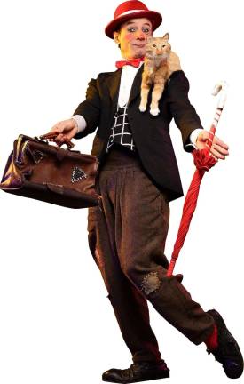 Courtesy: MPAC Popovich Comedy Pet Theatre — starring Russian circus star Gregory Popovich and his cast of jugglers, clowns, 15 house cats, 10 dogs, four geese, eight white doves and two parrots.