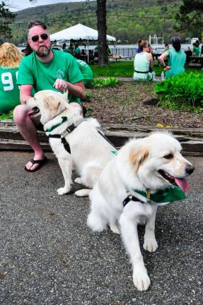 Photos by Mark Cranston Two-legged and four-legged friends walked in the Irish Whisper Walk of Hope last Saturday, April 29.