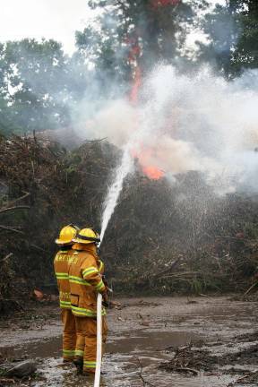 Labor Day fire at recycle center