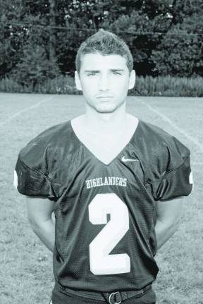 West Milford's senior captain Andrew Vigorita was named to the all-county football roster.