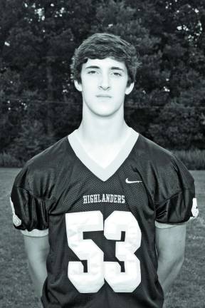 Tyler Horner is the football player of the week