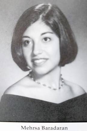 Mehrsa Baradaran made friends quickly at Goshen High School. This photo is from the 1996 Goshen High yearbook.