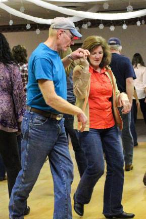 Couples can dance together.