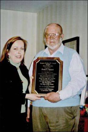 Fred Space honored as sportsman extraordinaire
