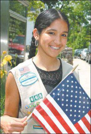 Flag retirement to earn Silver Award for scout