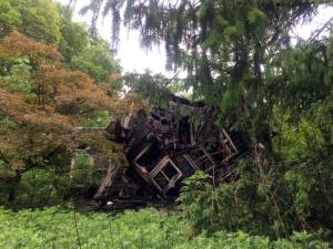 The Stephens family home at Long Pond Ironworks Historic District is declared dangerous and unsafe in its present condition and will be removed by the state of New Jersey. ANN GENADER PHOTO