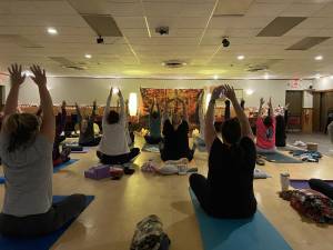 AA1 DJ Neill of West Milford hosted an Autumn Awakenings Women’s Wellness Event, including yoga, meditation and sound bath, on Sept. 23. (Photos by Deirdre Mastandrea)