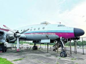 Connie is shown at Greenwood Lake Airport.