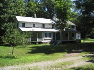 The Whritenour house in its present location. The house was built in three stages - 1810, 1830 and 1870.