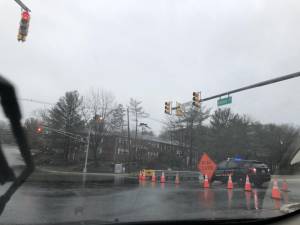 Route 23 North was closed from Butler to West Milford on Friday.