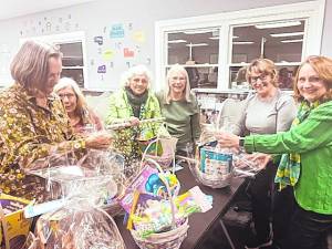 West Milford Woman’s Club donates Easter baskets to local food pantries