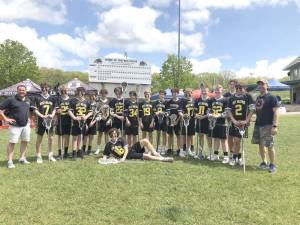 West Milford’s eighth grade Jr. Highlanders lacrosse team.