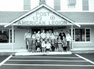 Scouts help vets with flag placement